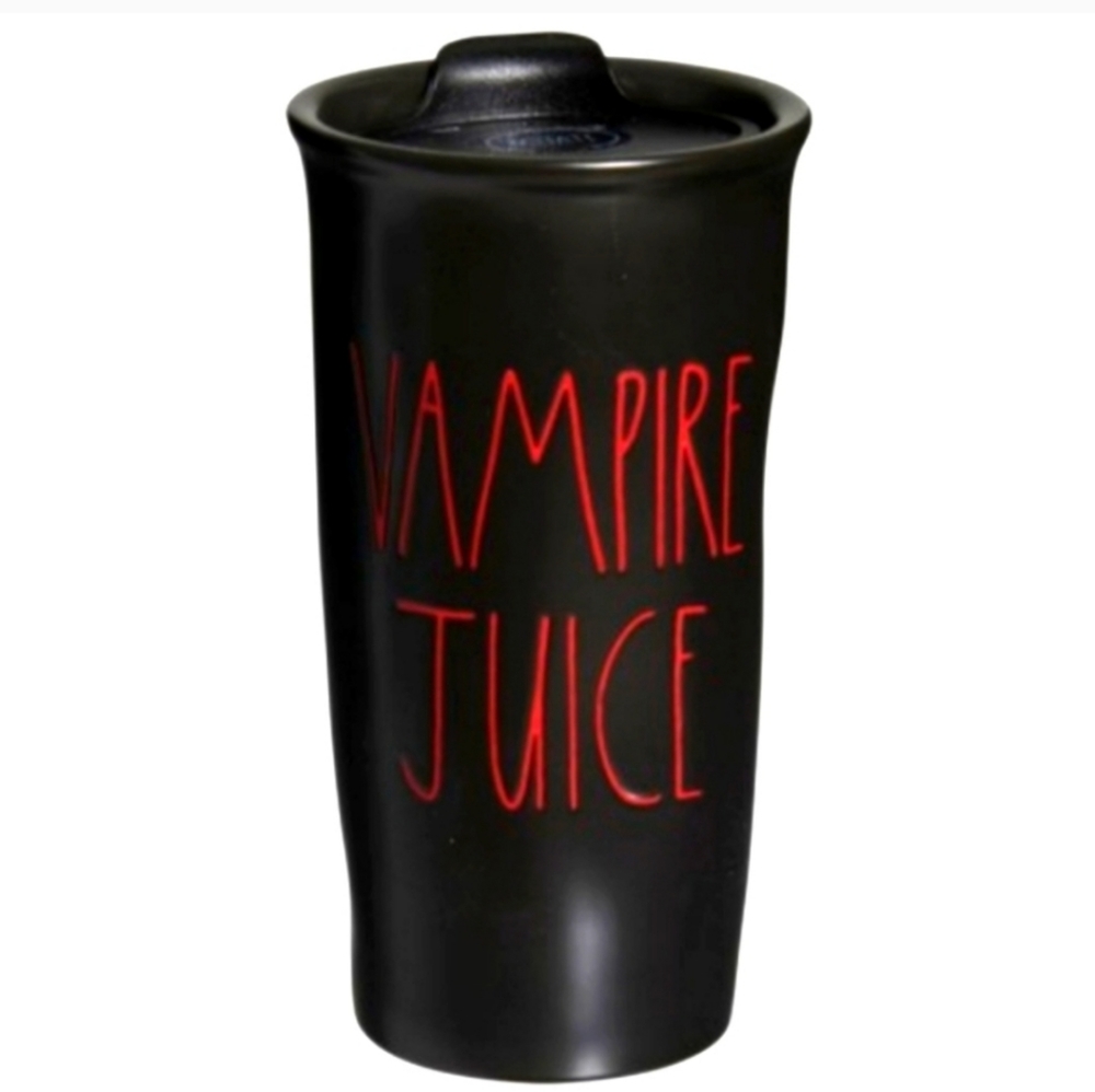 Rae Dunn Vampire Juice Ceramic Travel Mug
